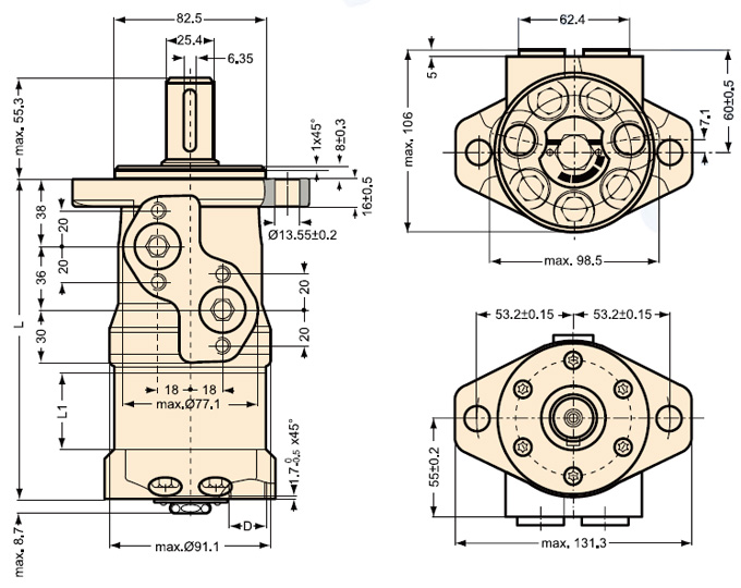 Hydraulic Motors for Steel Mold